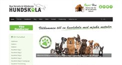 Desktop Screenshot of hundskolan.net